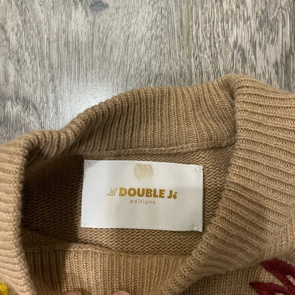 GREAT CONDITION LA Double J Cropped Knit Top - Picture 3 of 5